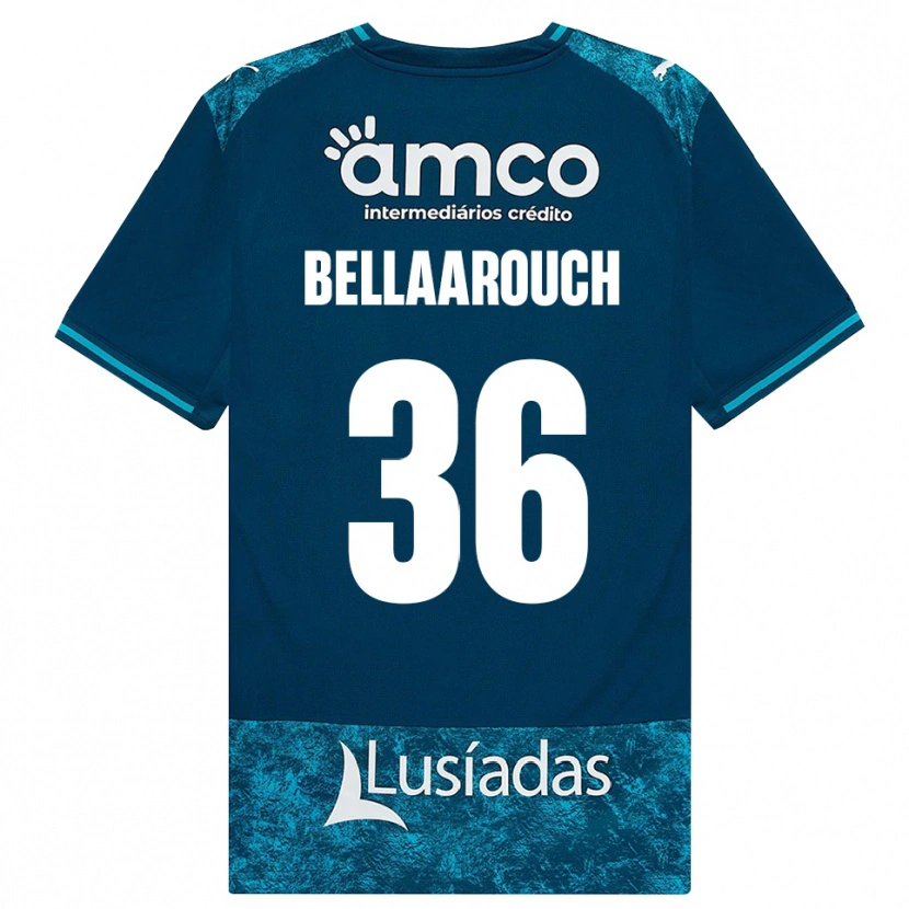 Danxen Homem Camisola Alaa Bellaarouch #36 Darkslategray Mediumturquoise Alternativa 2026/27 Camisa