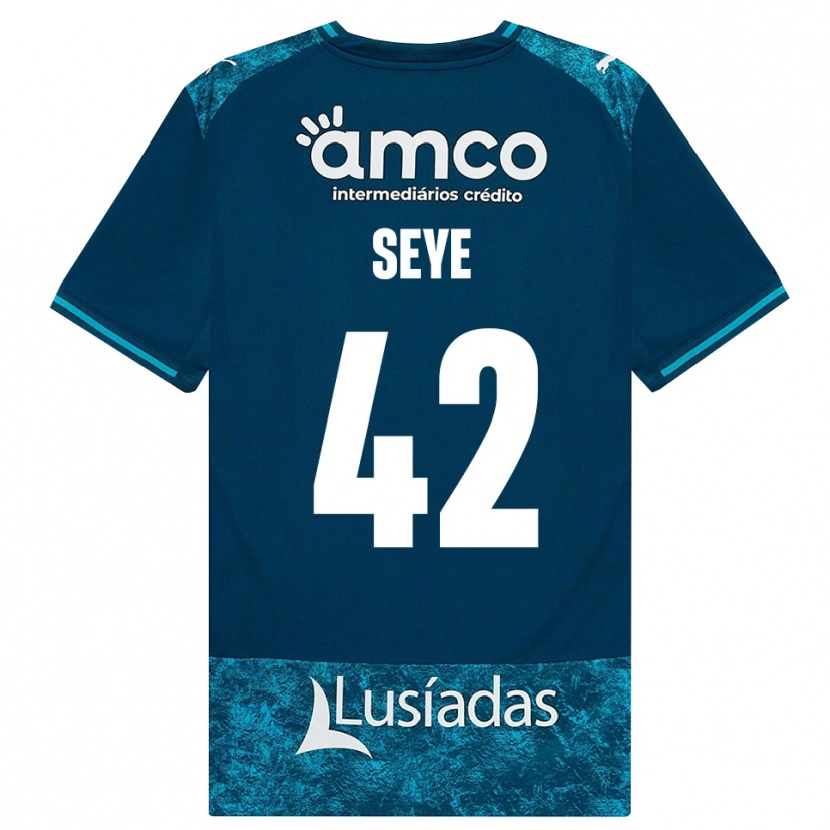 Danxen Homem Camisola Modou Seye #42 Darkslategray Mediumturquoise Alternativa 2026/27 Camisa