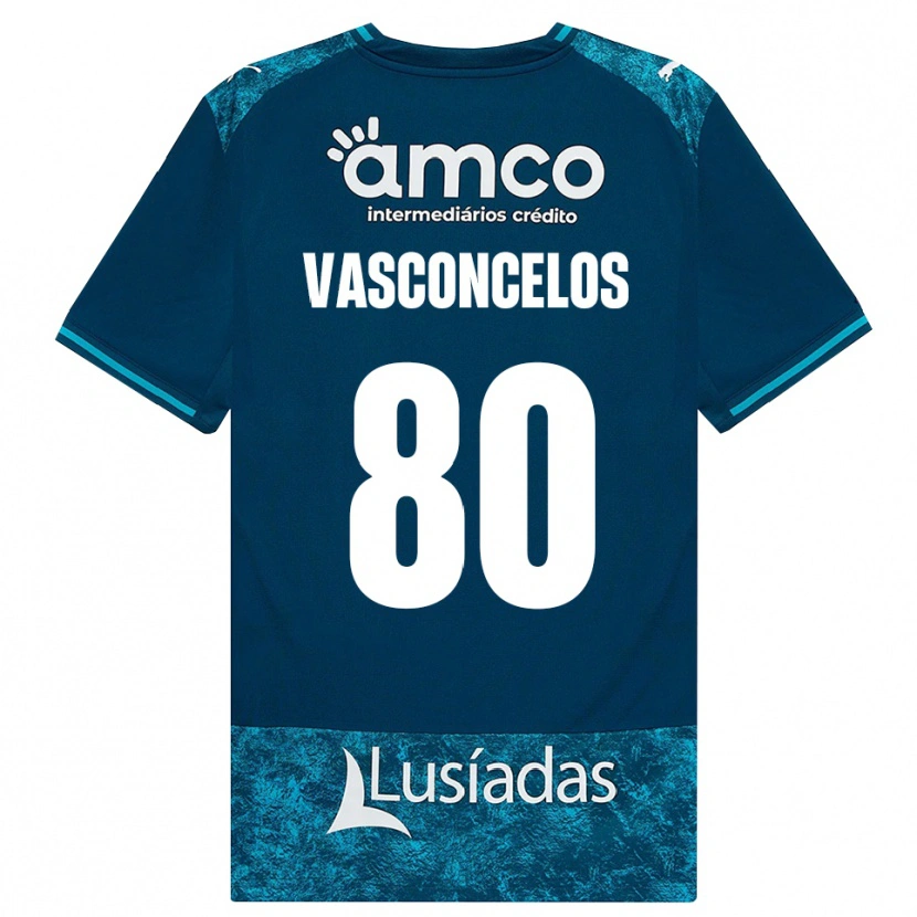 Danxen Homem Camisola Vasconcelos #80 Darkslategray Mediumturquoise Alternativa 2026/27 Camisa
