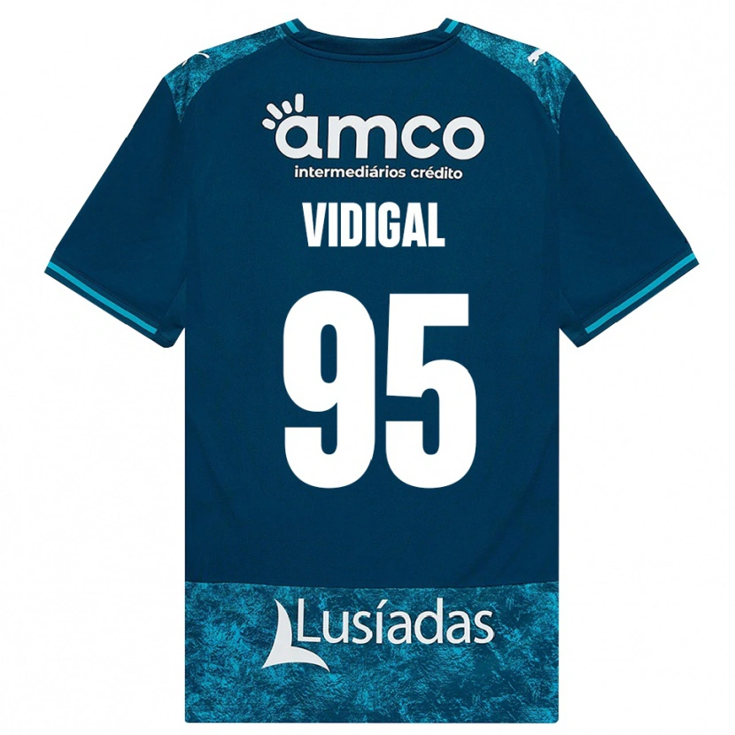 Danxen Homem Camisola Sandro Vidigal #95 Darkslategray Mediumturquoise Alternativa 2026/27 Camisa