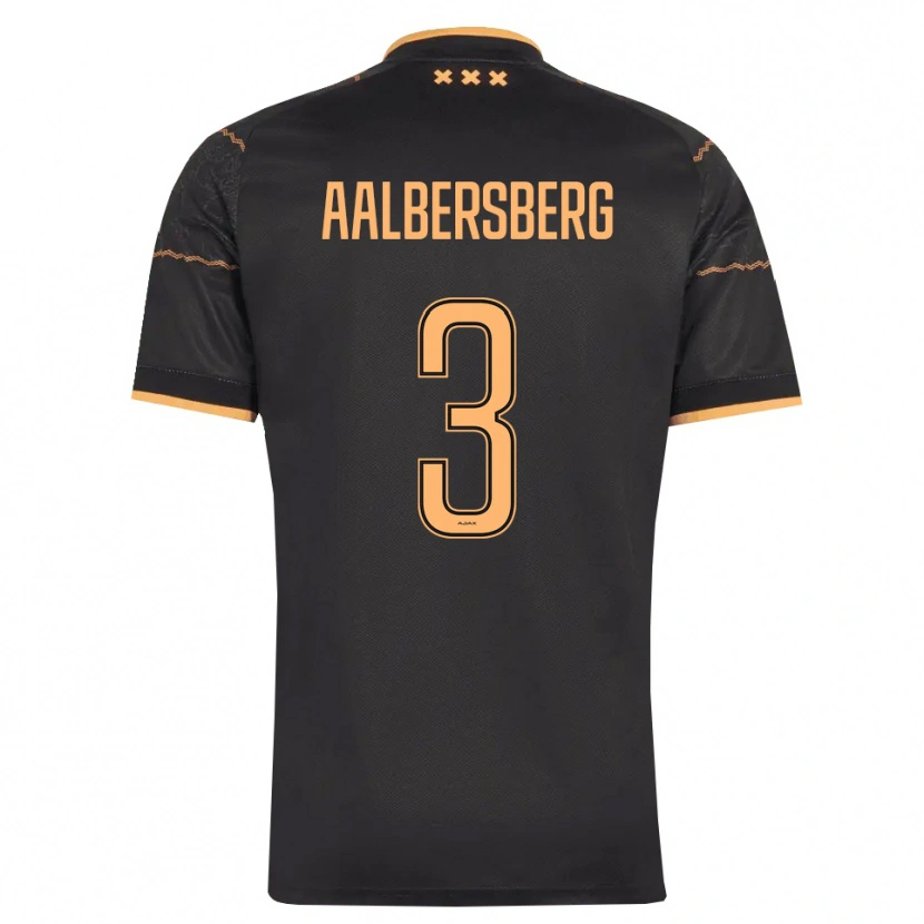 Danxen Homem Camisola Miles Aalbersberg #3 Preto Laranja Alternativa 2026/27 Camisa