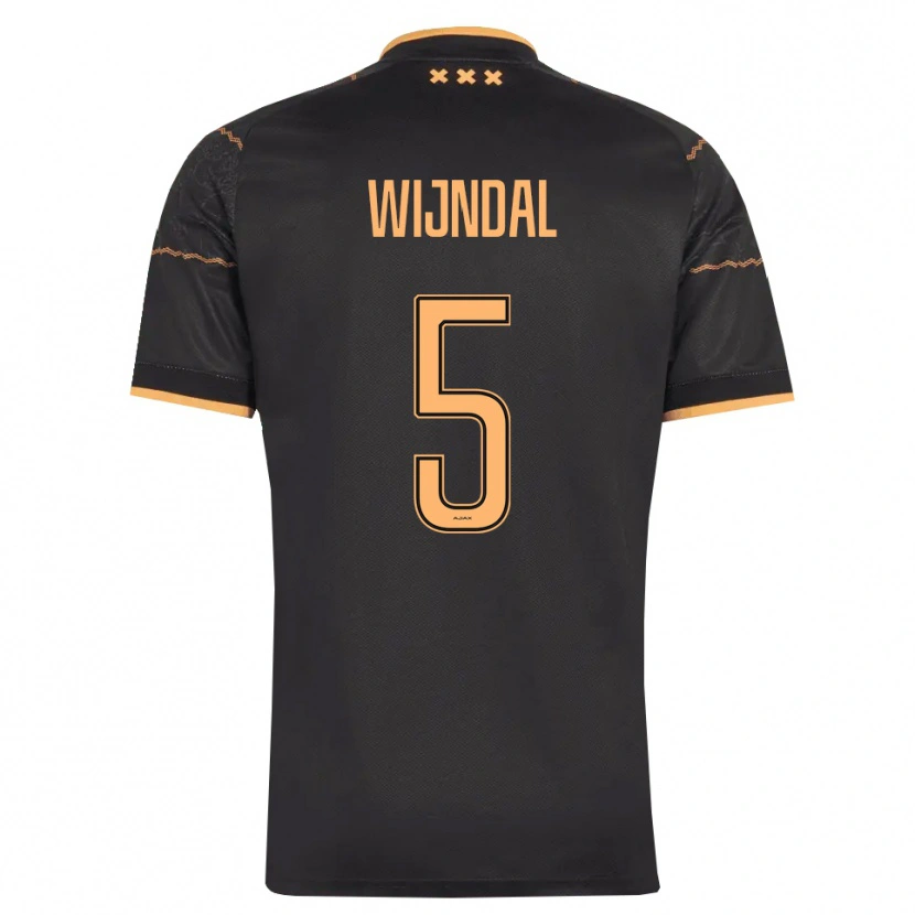 Danxen Homem Camisola Owen Wijndal #5 Preto Laranja Alternativa 2026/27 Camisa