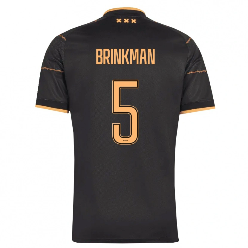 Danxen Homem Camisola Tim Brinkman #5 Preto Laranja Alternativa 2026/27 Camisa