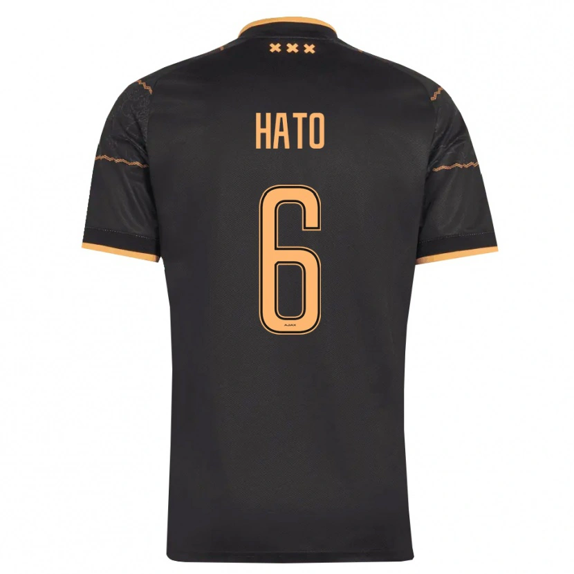 Danxen Homem Camisola Elgyn Hato #6 Preto Laranja Alternativa 2026/27 Camisa