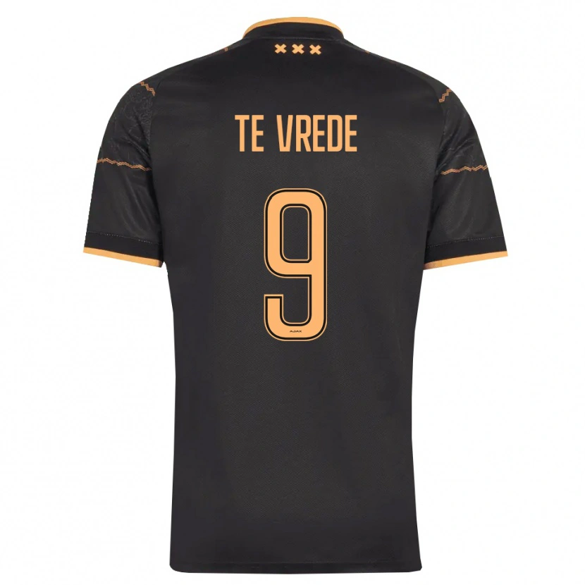 Danxen Homem Camisola Mitchell Te Vrede #9 Preto Laranja Alternativa 2026/27 Camisa
