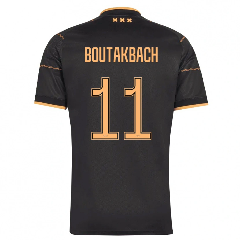 Danxen Homem Camisola Massin Boutakbach #11 Preto Laranja Alternativa 2026/27 Camisa