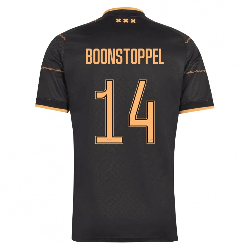Danxen Homem Camisola Jesse Boonstoppel #14 Preto Laranja Alternativa 2026/27 Camisa