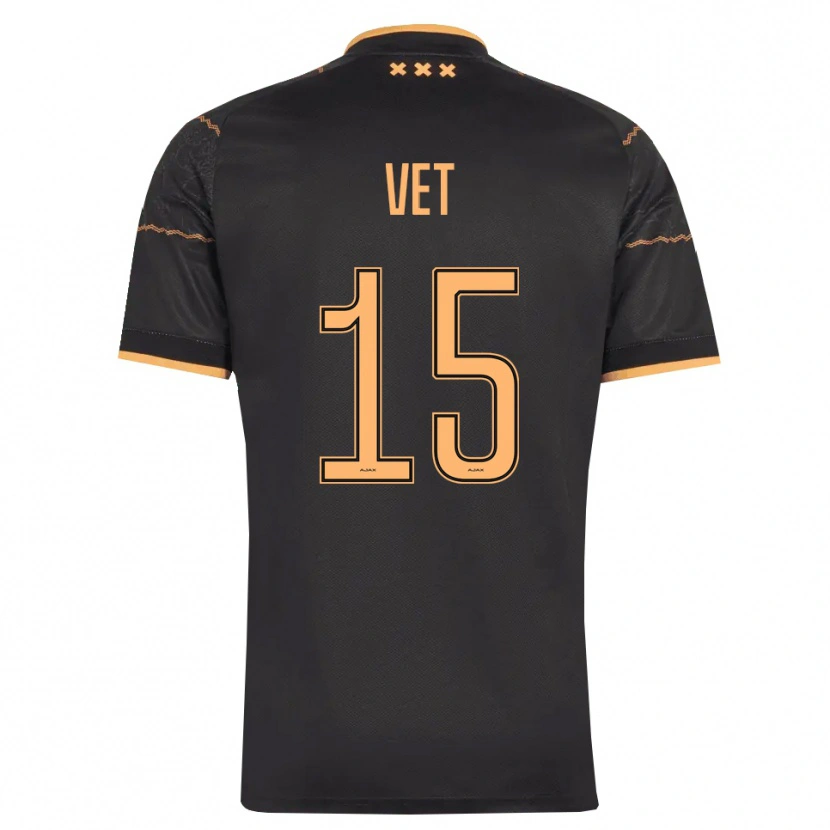 Danxen Homem Camisola Javier Vet #15 Preto Laranja Alternativa 2026/27 Camisa