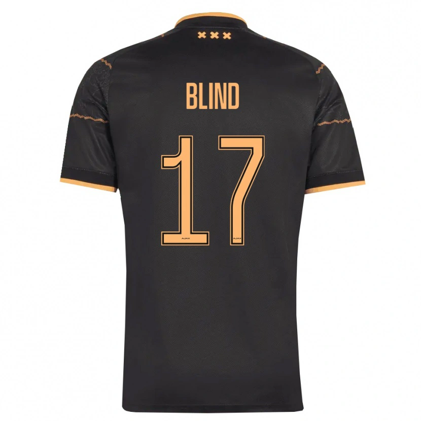 Danxen Homem Camisola Daley Blind #17 Preto Laranja Alternativa 2026/27 Camisa