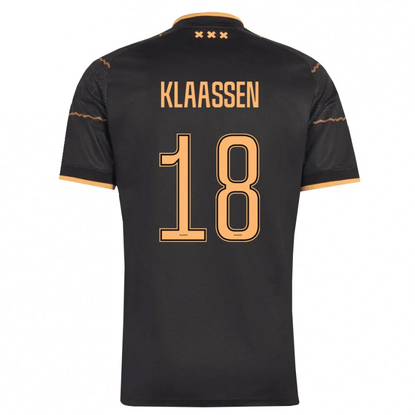 Danxen Homem Camisola Davy Klaassen #18 Preto Laranja Alternativa 2026/27 Camisa