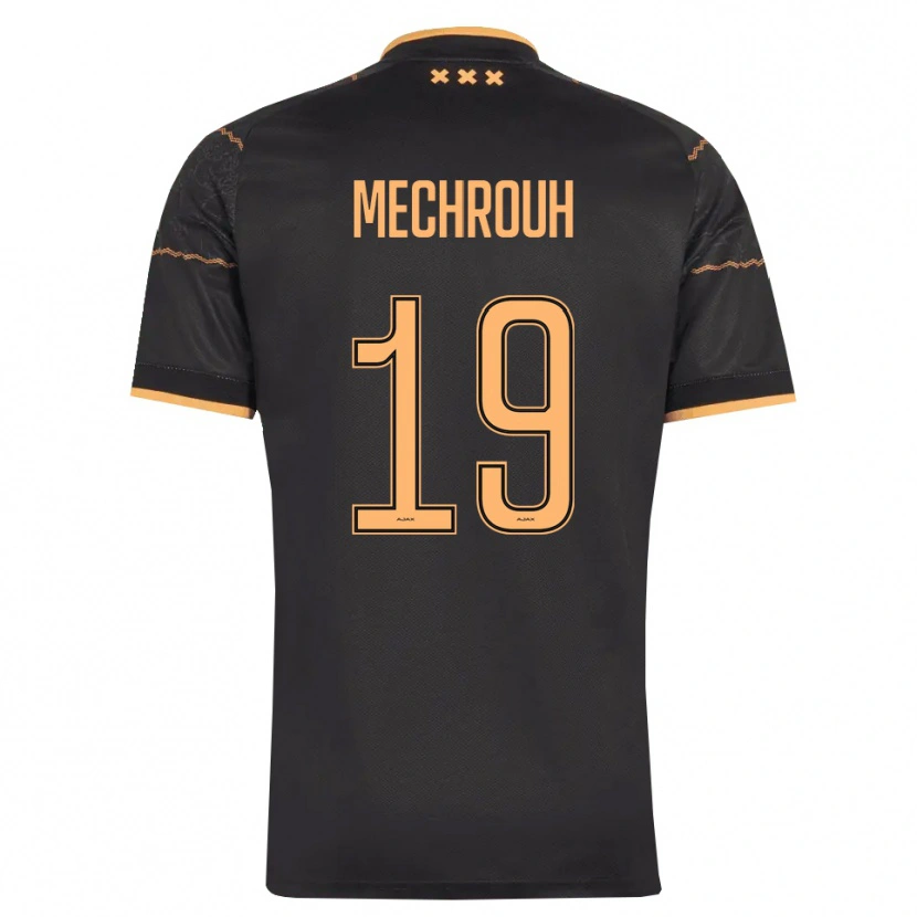 Danxen Homem Camisola Elias Mechrouh #19 Preto Laranja Alternativa 2026/27 Camisa