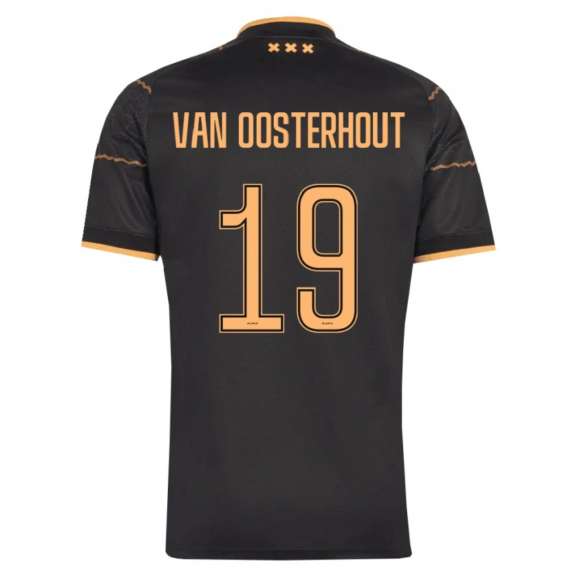 Danxen Homem Camisola Charly Van Oosterhout #19 Preto Laranja Alternativa 2026/27 Camisa