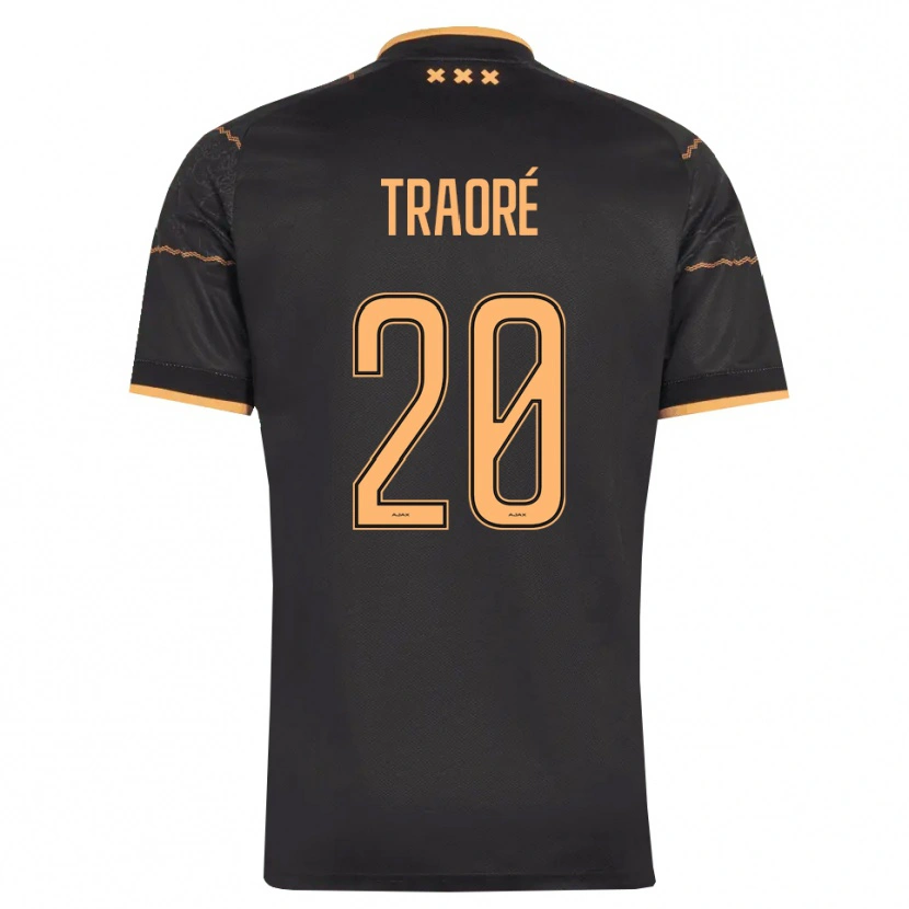 Danxen Homem Camisola Bertrand Traore #20 Preto Laranja Alternativa 2026/27 Camisa