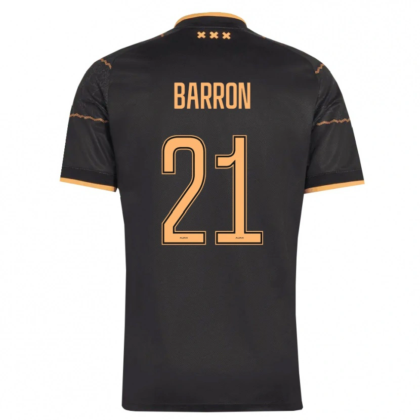 Danxen Homem Camisola Eternal Barron #21 Preto Laranja Alternativa 2026/27 Camisa