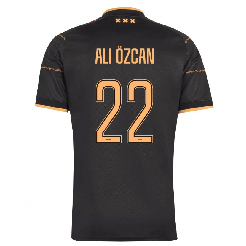 Danxen Homem Camisola Akın Ali Özcan #22 Preto Laranja Alternativa 2026/27 Camisa