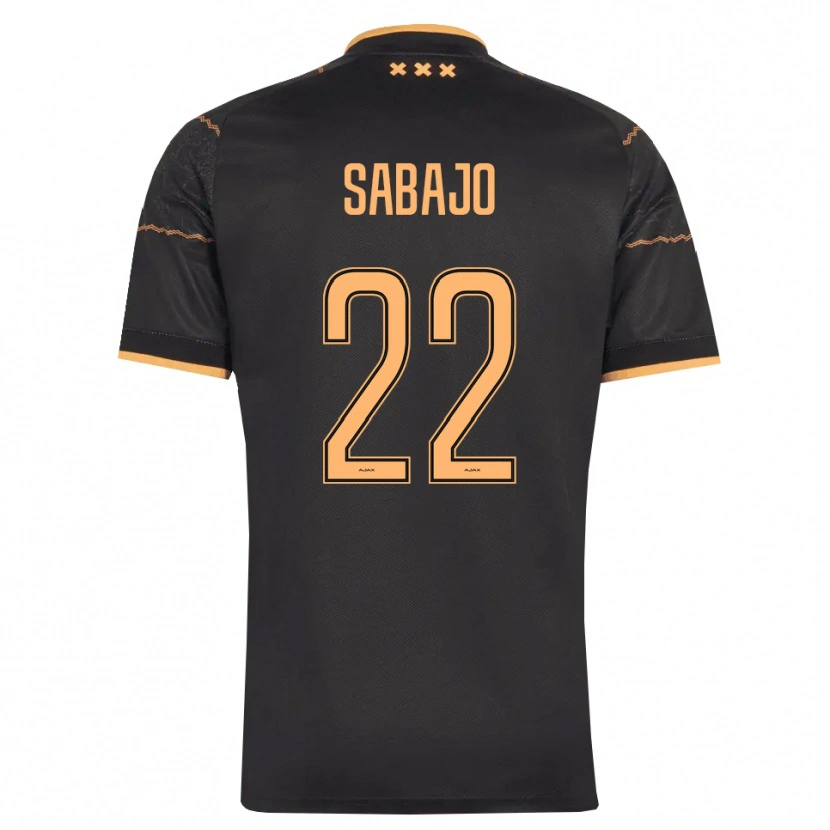 Danxen Homem Camisola Quinty Sabajo #22 Preto Laranja Alternativa 2026/27 Camisa