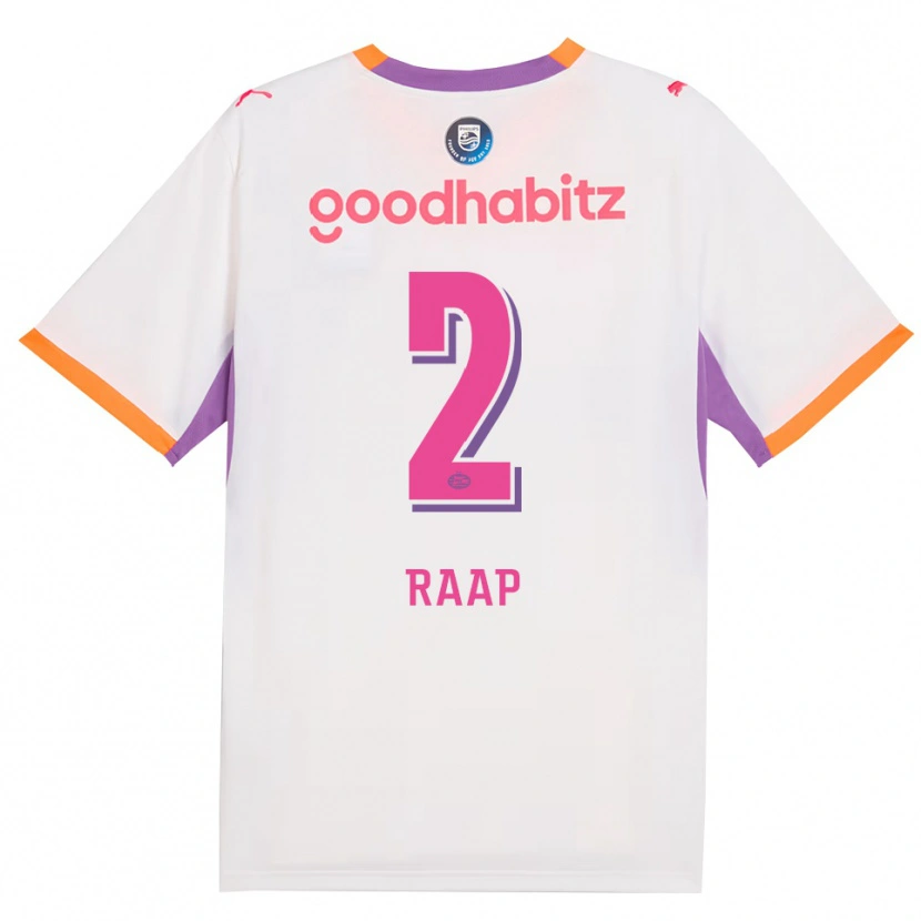 Danxen Homem Camisola Yiandro Raap #2 Branco Roxo Laranja Alternativa 2026/27 Camisa