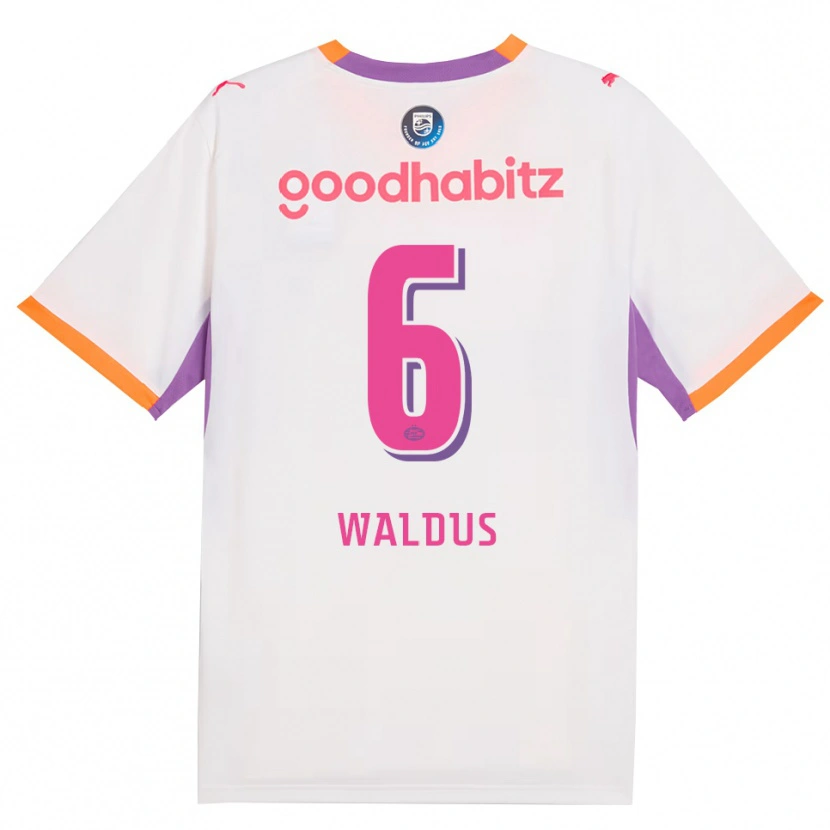 Danxen Homem Camisola Maruschka Waldus #6 Branco Roxo Laranja Alternativa 2026/27 Camisa