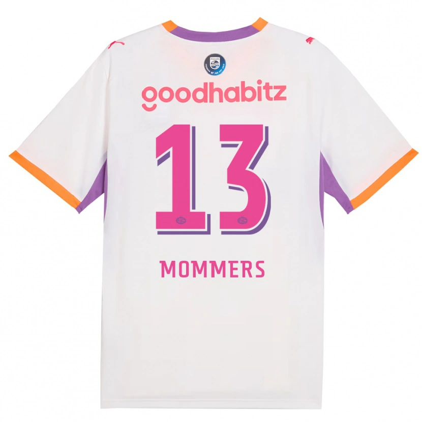 Danxen Homem Camisola Ryan Mommers #13 Branco Roxo Laranja Alternativa 2026/27 Camisa