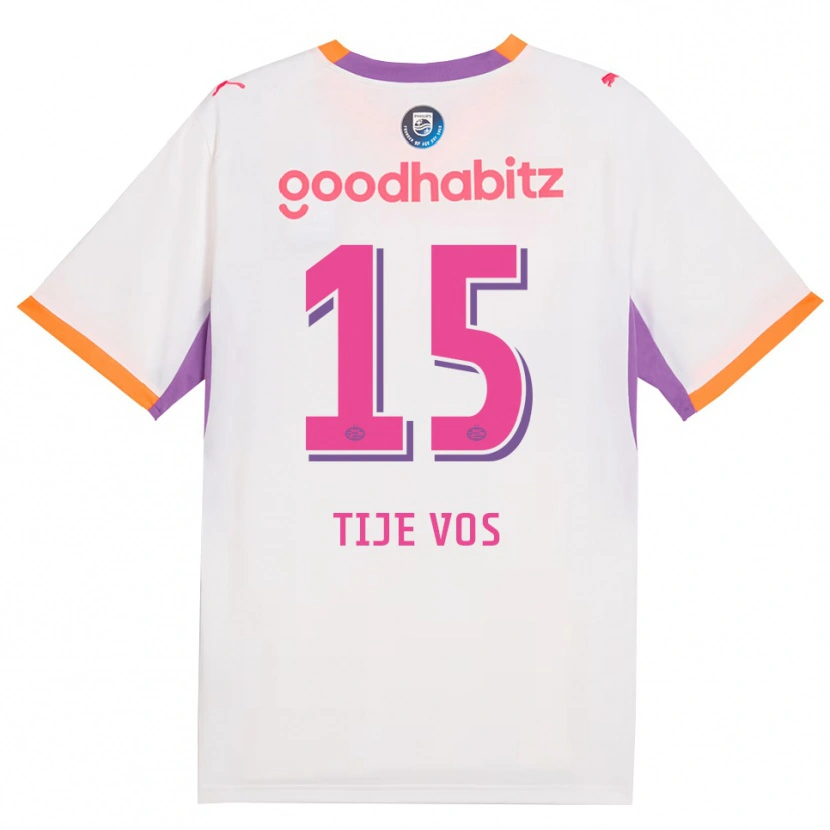 Danxen Homem Camisola Tije Vos #15 Branco Roxo Laranja Alternativa 2026/27 Camisa