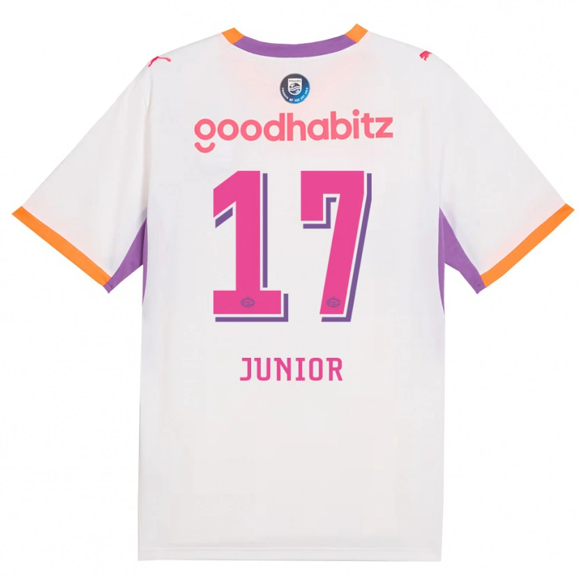 Danxen Homem Camisola Mauro Júnior #17 Branco Roxo Laranja Alternativa 2026/27 Camisa