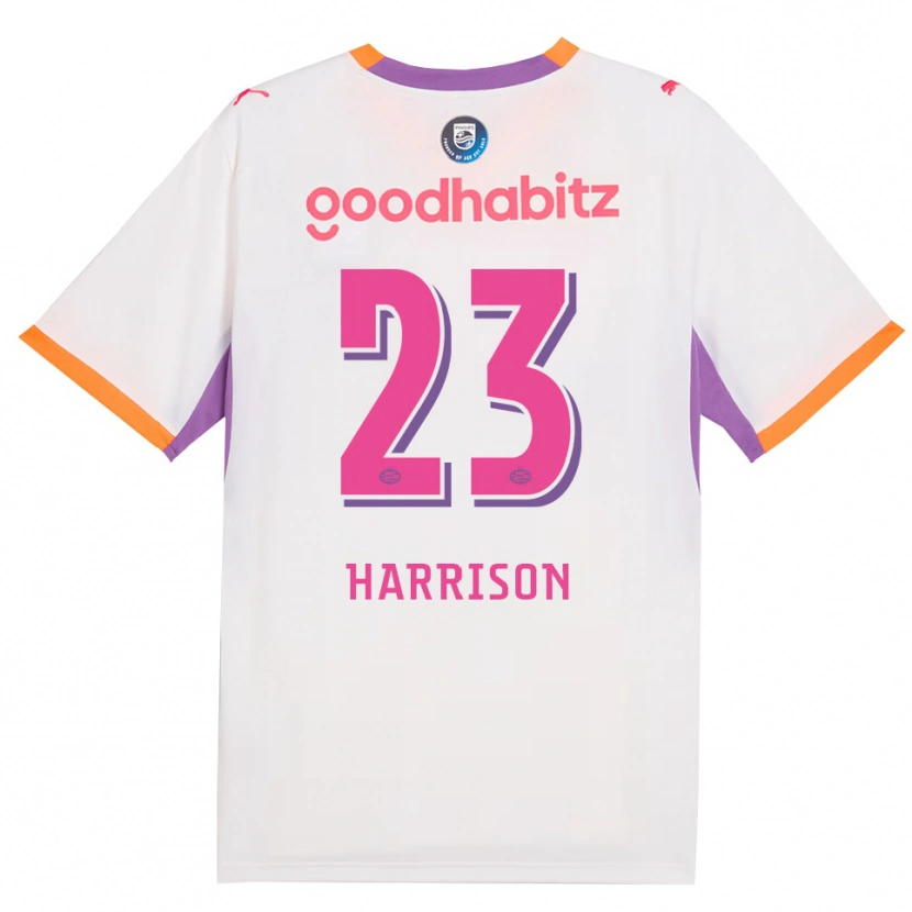 Danxen Homem Camisola Amy Harrison #23 Branco Roxo Laranja Alternativa 2026/27 Camisa