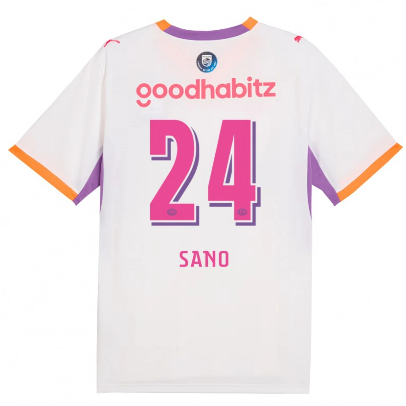 Danxen Homem Camisola Kodai Sano #24 Branco Roxo Laranja Alternativa 2026/27 Camisa