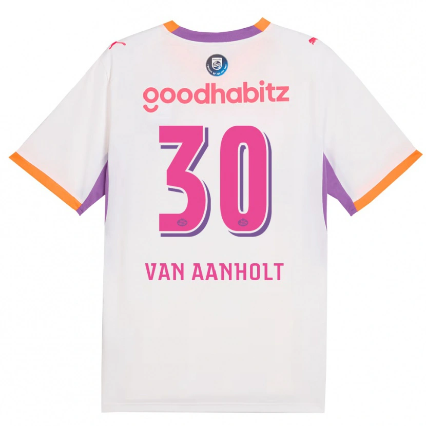 Danxen Homem Camisola Patrick Van Aanholt #30 Branco Roxo Laranja Alternativa 2026/27 Camisa