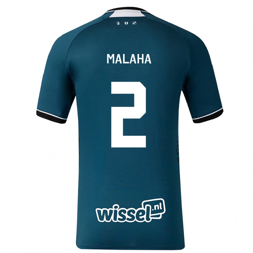 Danxen Homem Camisola Shayan Malaha #2 Darkslategray Branco Alternativa 2026/27 Camisa