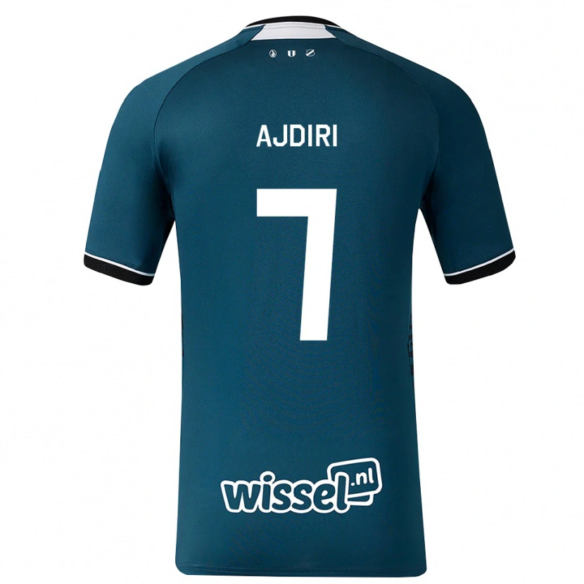 Danxen Homem Camisola Amin Ajdiri #7 Darkslategray Branco Alternativa 2026/27 Camisa