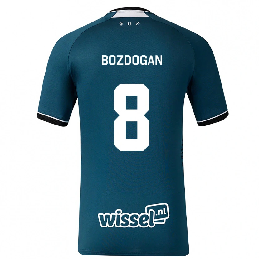 Danxen Homem Camisola Can Bozdogan #8 Darkslategray Branco Alternativa 2026/27 Camisa