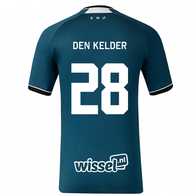 Danxen Homem Camisola Gera Op Den Kelder #28 Darkslategray Branco Alternativa 2026/27 Camisa