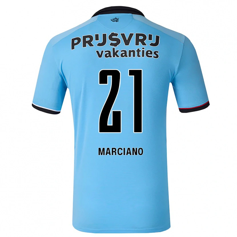 Danxen Homem Camisola Ofir Marciano #21 Deepskyblue Preto Vermelho Alternativa 2026/27 Camisa