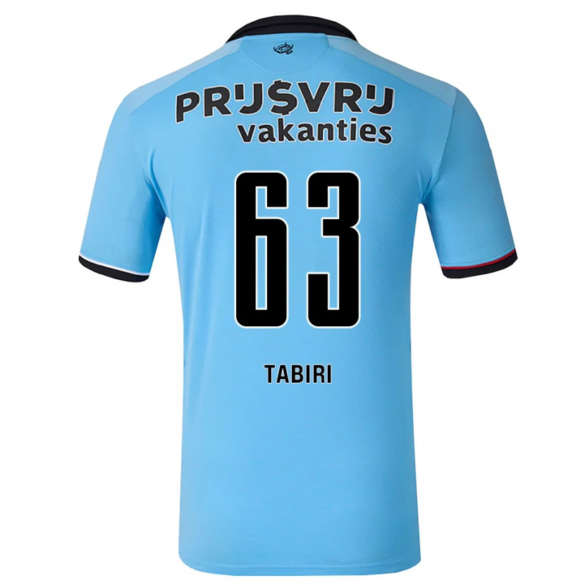 Danxen Homem Camisola Kwame Tabiri #63 Deepskyblue Preto Vermelho Alternativa 2026/27 Camisa