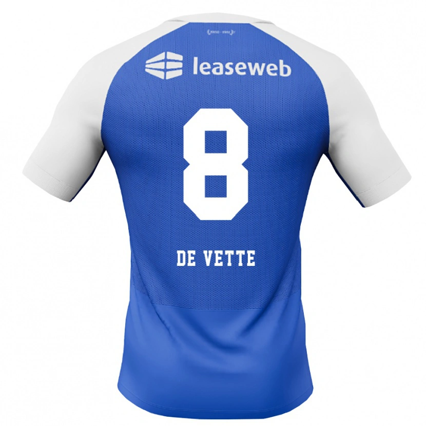 Danxen Homem Camisola Manique De Vette #8 Dodgerblue Vermelho Branco Alternativa 2026/27 Camisa