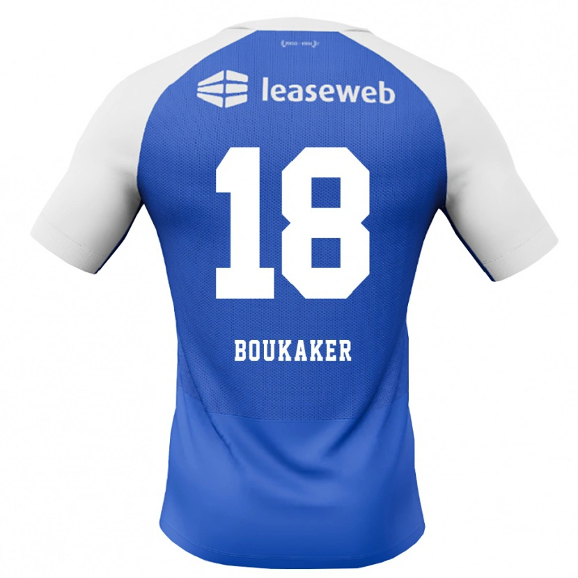 Danxen Homem Camisola Romaissa Boukaker #18 Dodgerblue Vermelho Branco Alternativa 2026/27 Camisa
