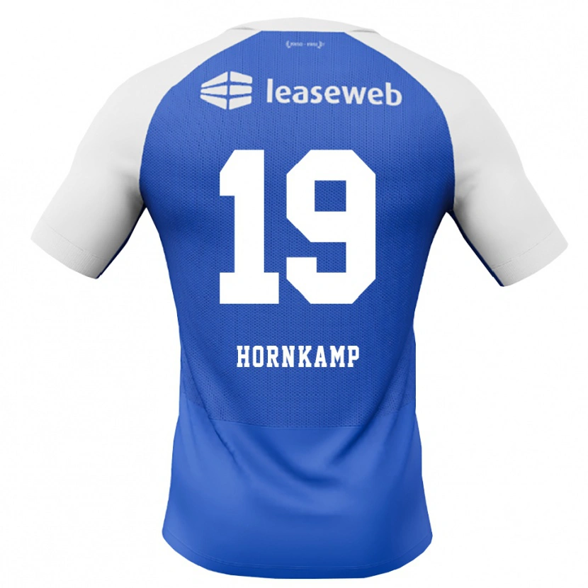 Danxen Homem Camisola Jizz Hornkamp #19 Dodgerblue Vermelho Branco Alternativa 2026/27 Camisa