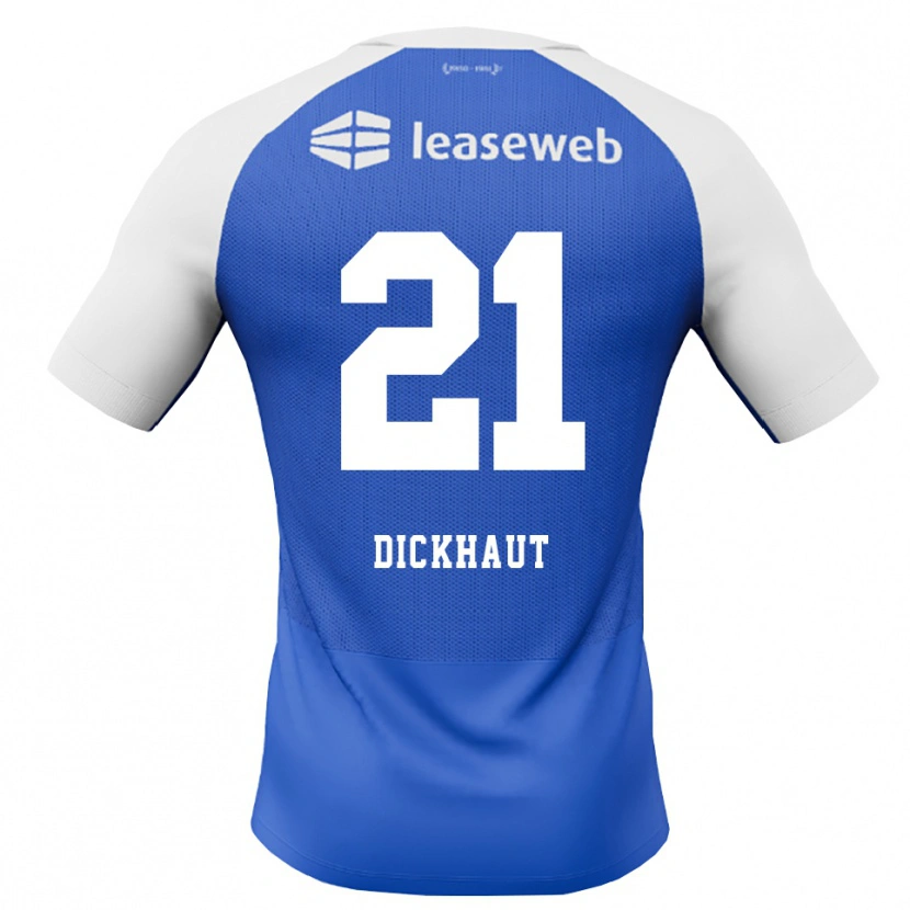 Danxen Homem Camisola Damian Dickhaut #21 Dodgerblue Vermelho Branco Alternativa 2026/27 Camisa