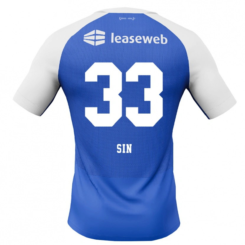 Danxen Homem Camisola Matej Sin #33 Dodgerblue Vermelho Branco Alternativa 2026/27 Camisa