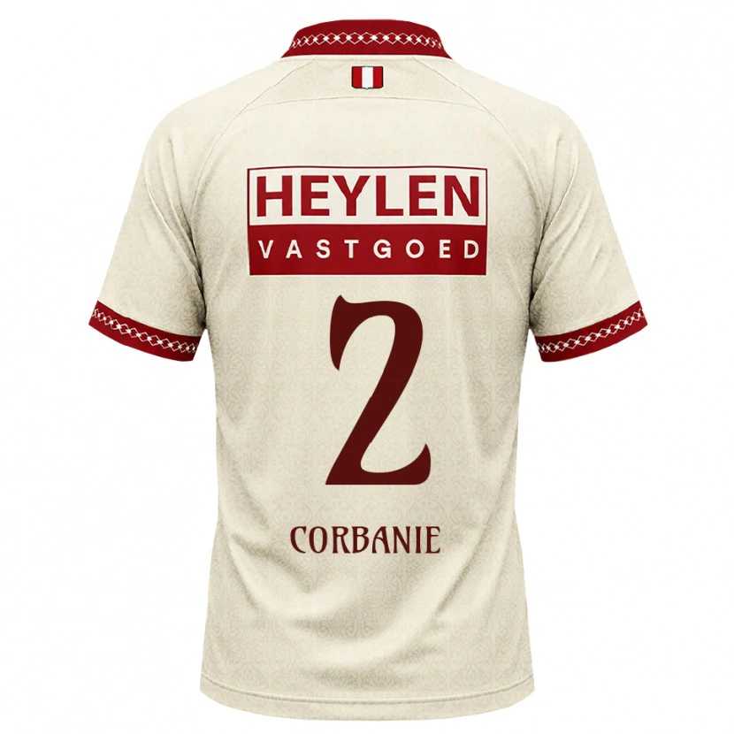 Danxen Homem Camisola Kobe Corbanie #2 Beige Vermelho Alternativa 2026/27 Camisa