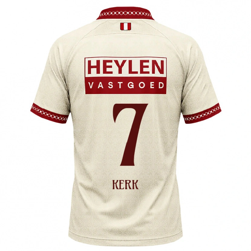Danxen Homem Camisola Gyrano Kerk #7 Beige Vermelho Alternativa 2026/27 Camisa
