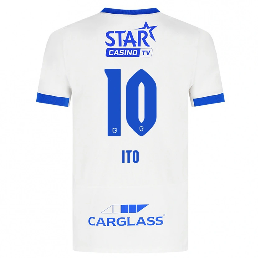 Danxen Homem Camisola Junya Ito #10 Branco Azul Alternativa 2026/27 Camisa