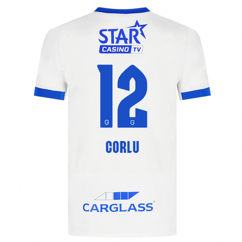 Danxen Homem Camisola Ronas Corlu #12 Branco Azul Alternativa 2026/27 Camisa