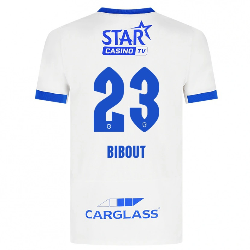 Danxen Homem Camisola Aaron Bibout #23 Branco Azul Alternativa 2026/27 Camisa