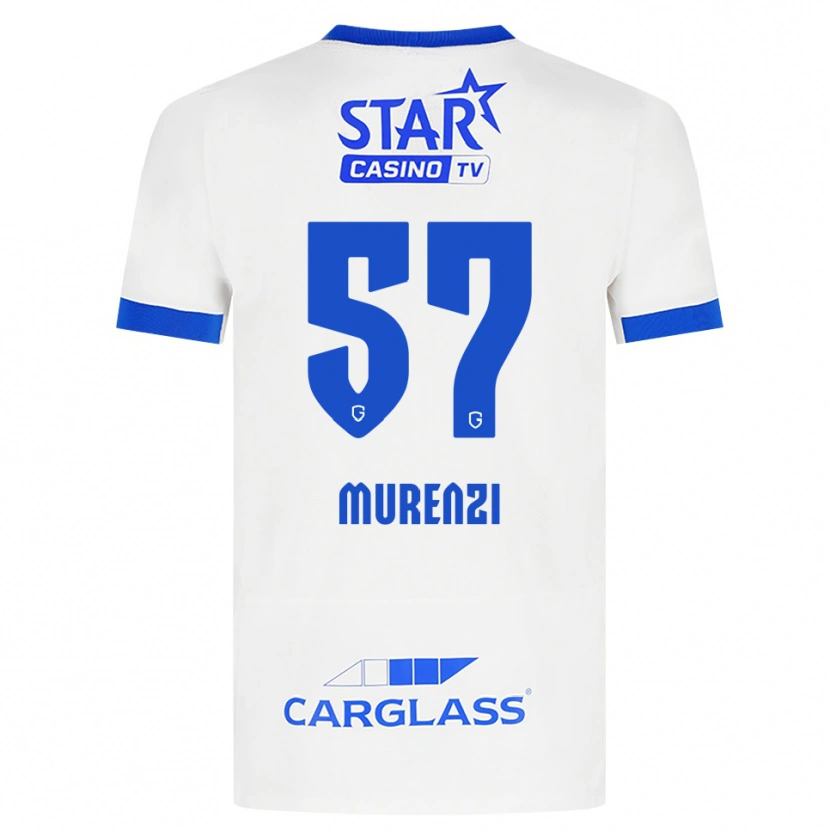 Danxen Homem Camisola Aaron Murenzi #57 Branco Azul Alternativa 2026/27 Camisa