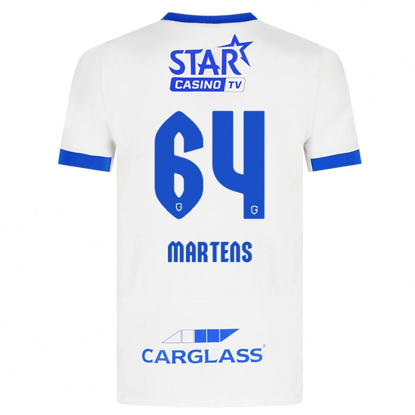 Danxen Homem Camisola Nolan Martens #64 Branco Azul Alternativa 2026/27 Camisa
