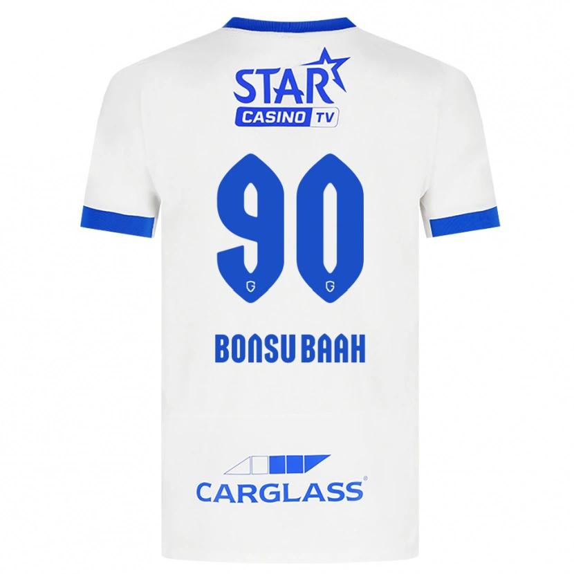 Danxen Homem Camisola Christopher Bonsu Baah #90 Branco Azul Alternativa 2026/27 Camisa