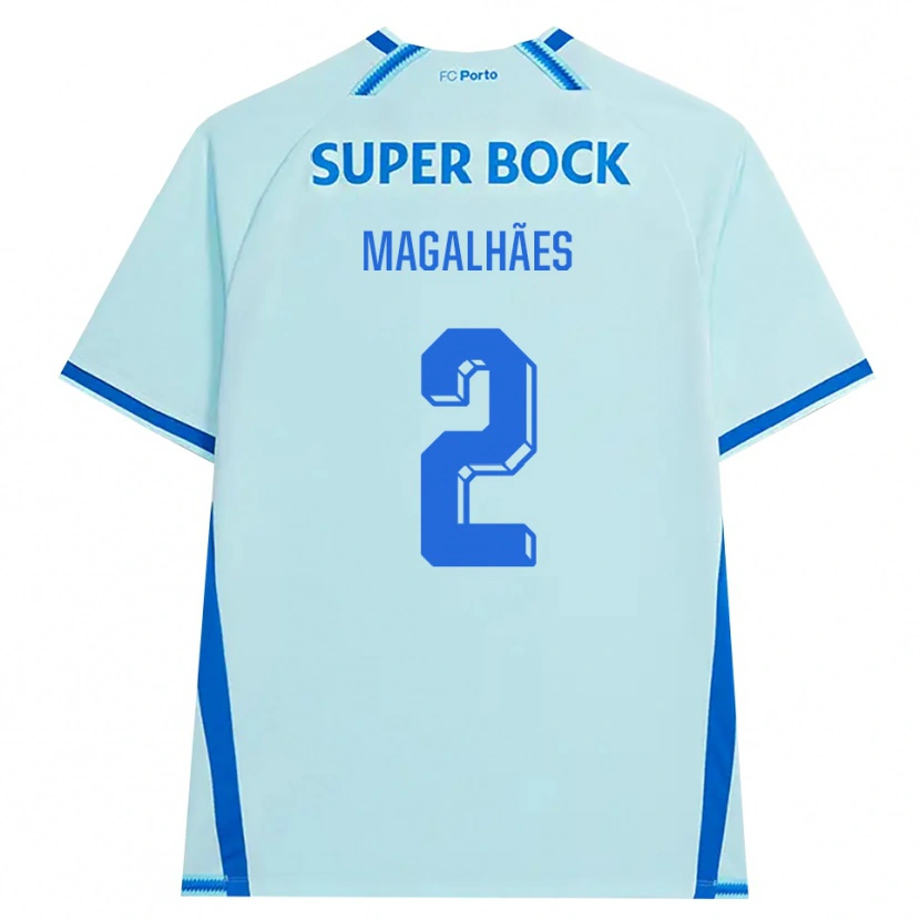 Danxen Homem Camisola Rafael Magalhães #2 Lightcyan Azul Terceiro 2026/27 Camisa