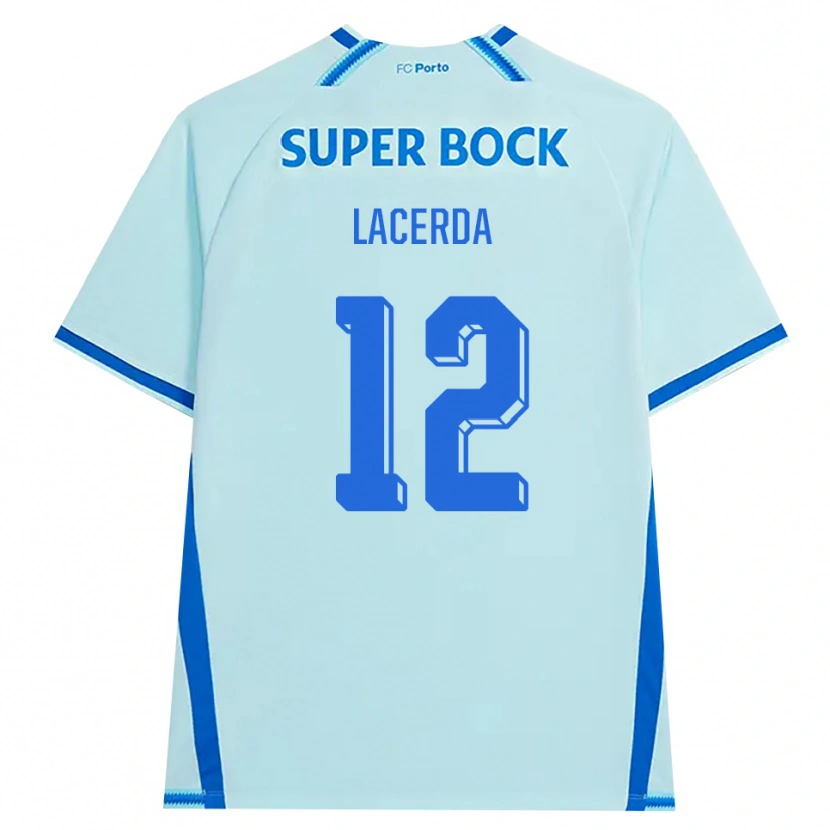 Danxen Homem Camisola Lacerda #12 Lightcyan Azul Terceiro 2026/27 Camisa