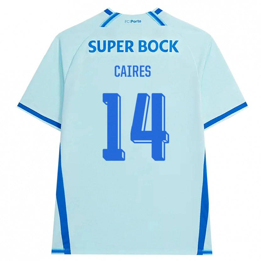 Danxen Homem Camisola Tiago Caires #14 Lightcyan Azul Terceiro 2026/27 Camisa